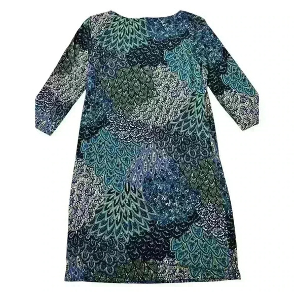 Style & Co. Woman's Paisley Dress, Medium, Sequin Accent - Picture 1 of 5